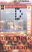 December 2006 monthly ticket