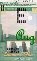 August 2007 monthly ticket