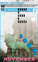 November 2007 monthly ticket