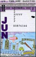 June 2008 monthly ticket