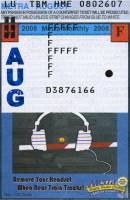 August 2008 monthly ticket