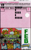 February 2009 monthly ticket