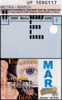 March 2009 monthly ticket