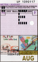August 2009 monthly ticket