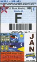 January 2010 monthly ticket