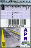April 2010 monthly ticket