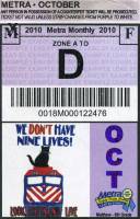 October 2010 monthly ticket