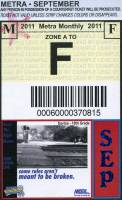 September 2011 monthly ticket