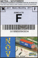 November 2011 monthly ticket