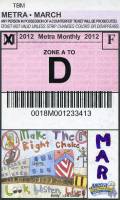 March 2012 monthly ticket