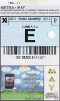 May 2012 monthly ticket