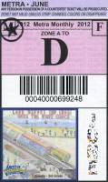 June 2012 monthly ticket
