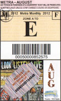 August 2012 monthly ticket