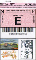 May 2015 monthly ticket