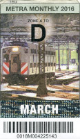 March 2016 monthly ticket