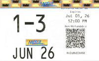 June 2026 monthly ticket