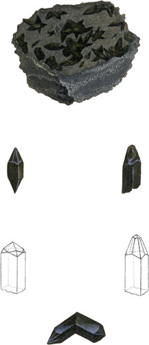 Oxide of Tin, in Crystals with 8-sided Pyramids