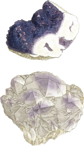 Coloured or Amethystine Quartz. Amethyst