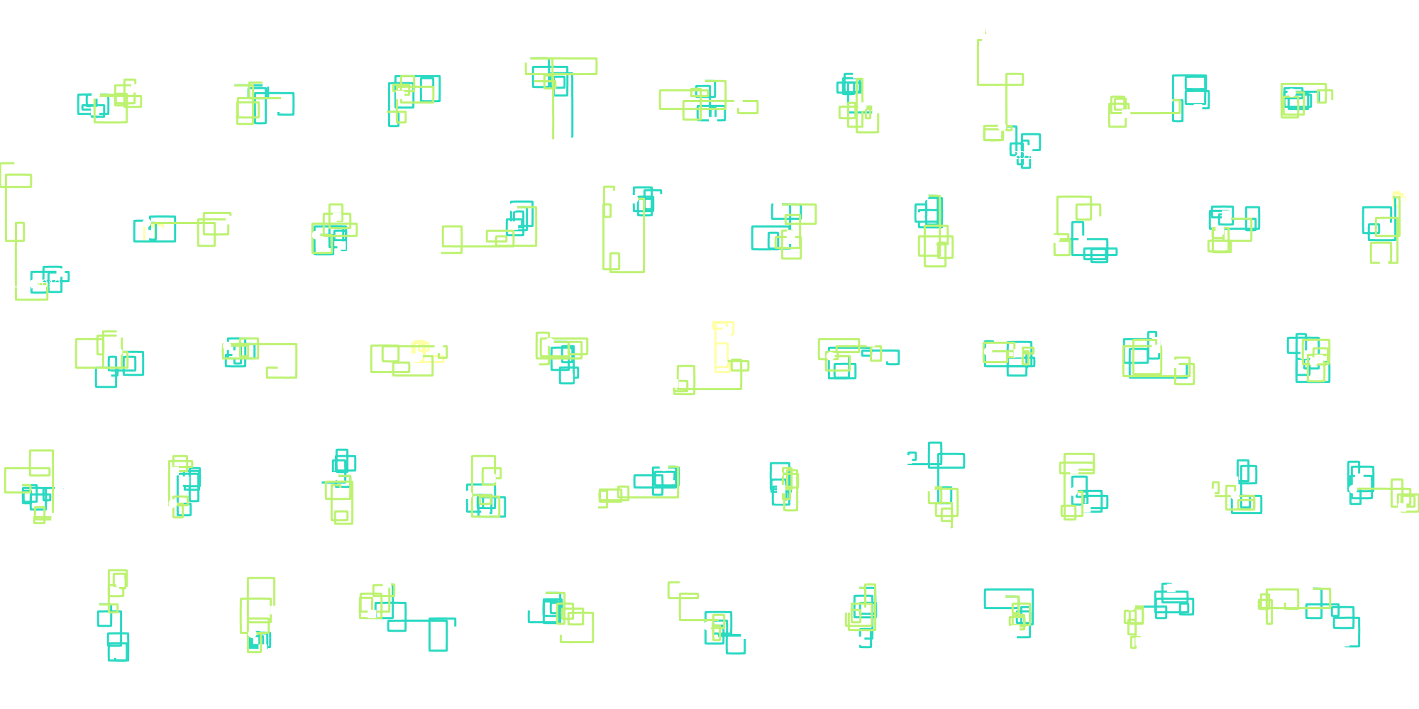 Scrabble games as paths